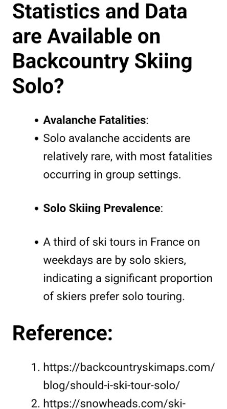 Solo Skiing - Telemark Talk / Telemark Tips Forum