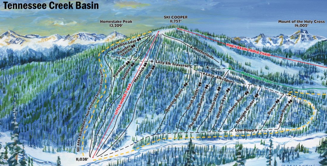 Ski Cooper Trail Map Ski Cooper (Leadville, Colorado) - Telemark Talk / Telemark Tips Forum